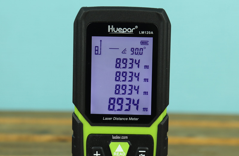 Test the stability and accuracy of the Huepar LM120A laser rangefinder
