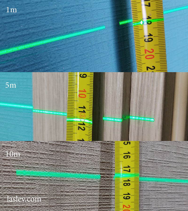Laser line thickness of the CIGMAN CM-701